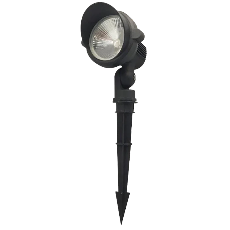 Abba Lighting 15W AC 12V COB 45° Beam Angle IP65 Aluminum Black RGB Spot Light