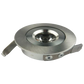 Abba Lighting 1W DC 12V LED Round 3000K Stainless Steel Puck/Cabinet Light