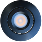 Abba Lighting 1W DC 12V LED Round 5000K Black Puck/Cabinet Light