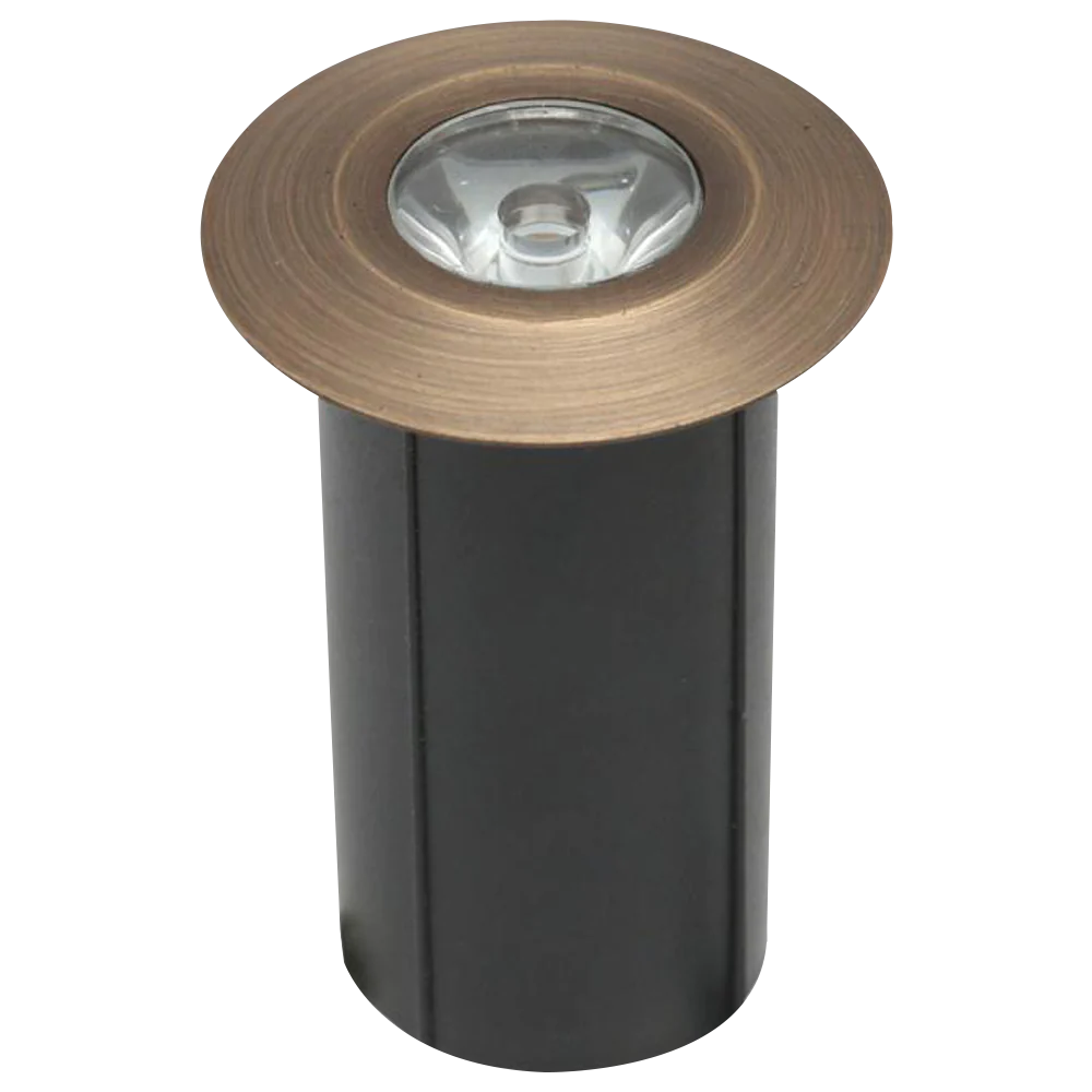Abba Lighting 1.5W LED AC/DC 12V COB 3000K Brass Well Light