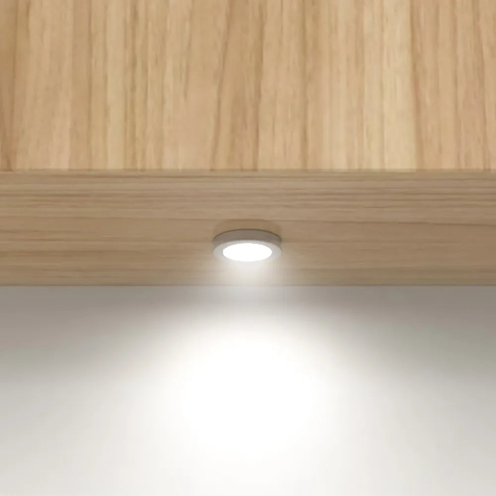 Abba Lighting 1.8W LED DC 12V COB LED Round 5000K White Puck/Cabinet Light