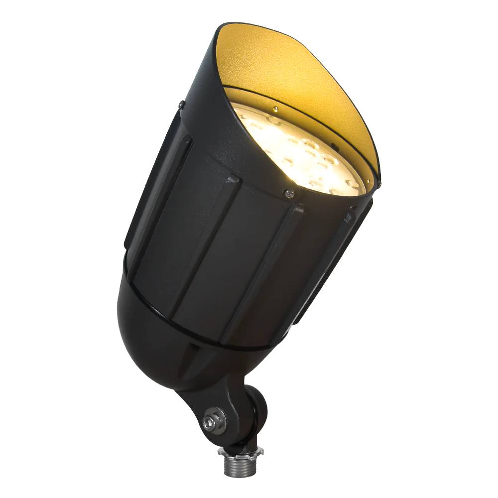 Abba Lighting 30W AC 12V 3030 LED Aluminum Black RGBW Spot Light