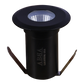 Abba Lighting 3W COB AC/DC 12V 3000K Black Stainless Steel Well Light