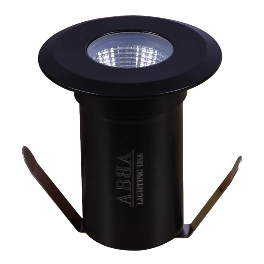 Abba Lighting 3W COB AC/DC 12V 3000K Black Stainless Steel Well Light