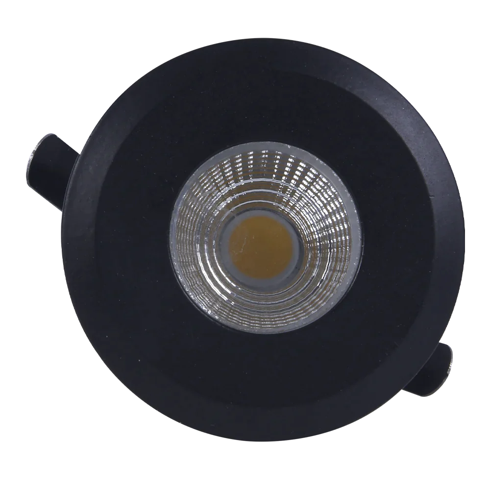 Abba Lighting 3W COB AC/DC 12V 5000K Black Stainless Steel Well Light