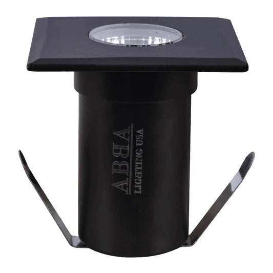 Abba Lighting 3W LED AC/DC 12V COB 3000K Black Stainless Steel Well Light