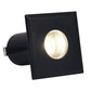 Abba Lighting 3W LED AC/DC 12V COB 5000K Black Stainless Steel Well Light