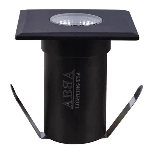Abba Lighting 3W LED AC/DC 12V COB 5000K Black Stainless Steel Well Light