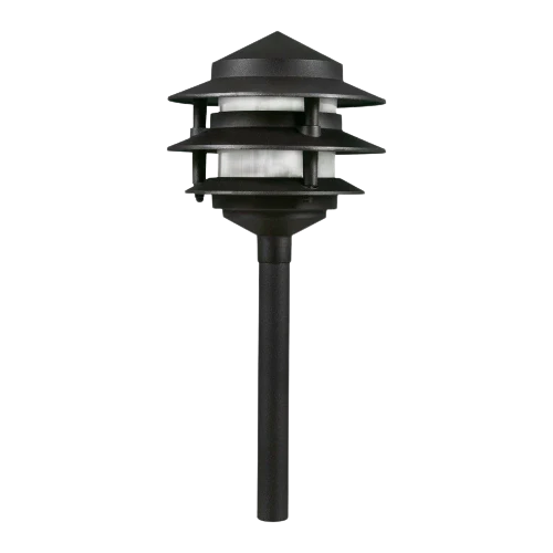 Abba Lighting 3W SMD AC/DC 12V COB 3000K 160 LM Aluminum Black Path Light