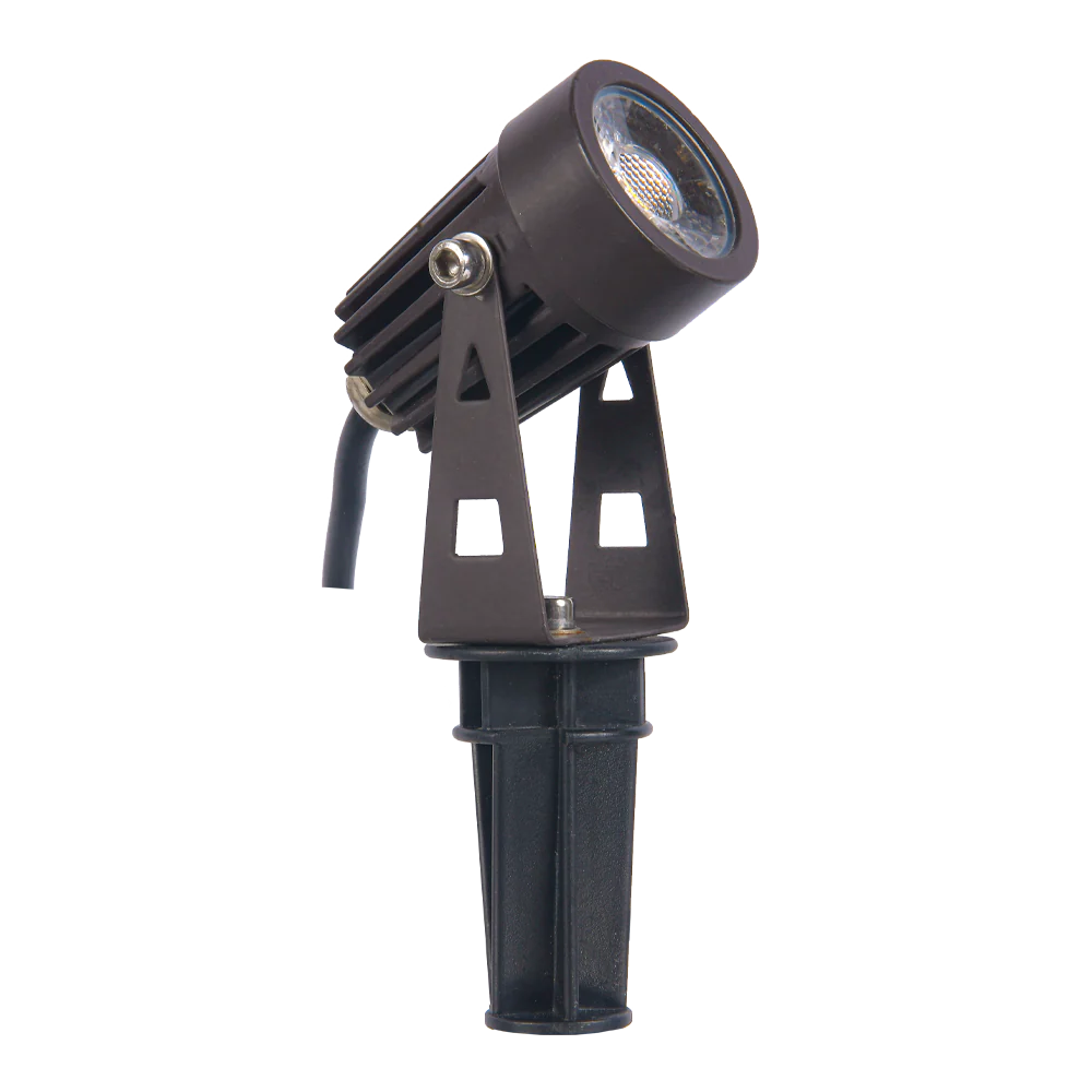 Abba Lighting 5W AC/DC 12V COB 3000K Aluminum Brown Spot Light