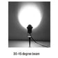 Abba Lighting 7W AC/DC 12V COB IP65 4000K Aluminum Black Spot Light