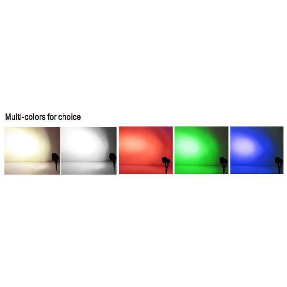 Abba Lighting 9W AC/DC 12V COB Aluminum Black RGB Spot Light