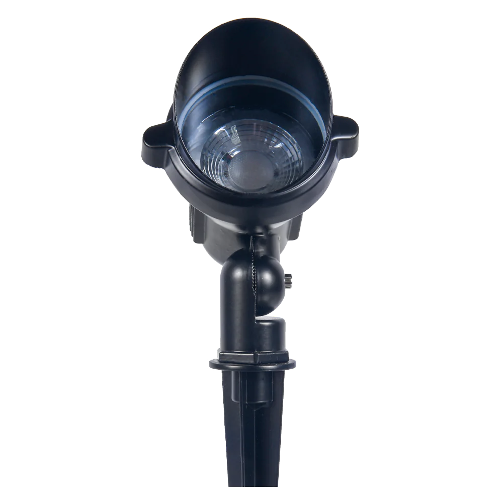 Abba Lighting 9W COB AC/DC 12V IP65 3000K 550 LM Aluminum Black Spot Light