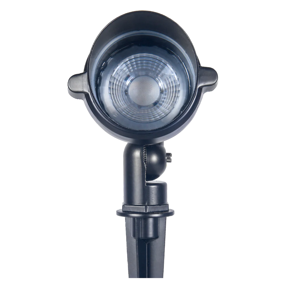Abba Lighting 9W COB AC/DC 12V IP65 3000K 550 LM Aluminum Black Spot Light