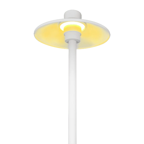 Abba Lighting CDPA50 Aluminum White Path Light