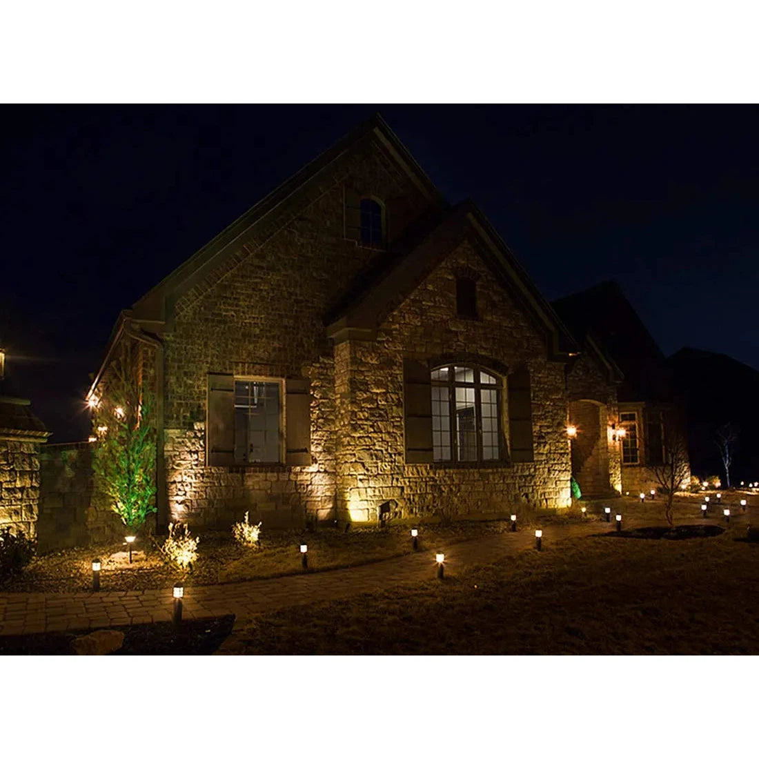 Abba Lighting CDPA55 Aluminum Black Path Light