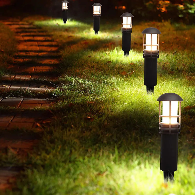 Abba Lighting CDPA55 Aluminum Black Path Light
