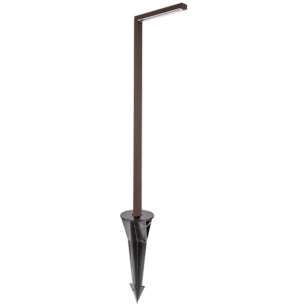 Abba Lighting CDPA57 3W 3000K Aluminum Brown Path Light