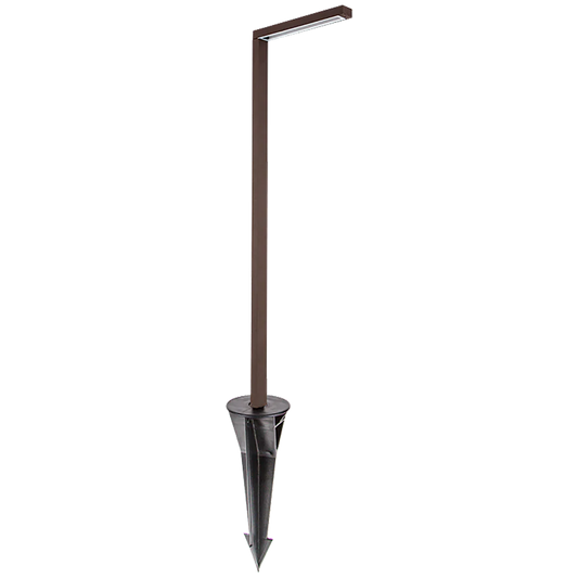 Abba Lighting CDPA57 3W 3000K Aluminum Brown Path Light