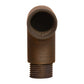 Abba Lighting Dark Brass 90° Coupling Post Accessory