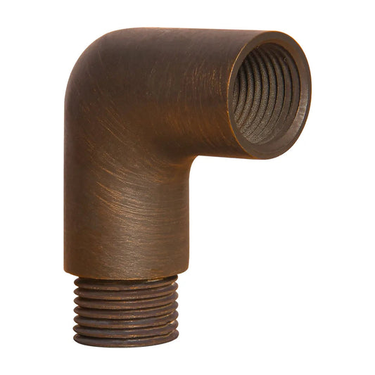 Abba Lighting Dark Brass 90° Coupling Post Accessory