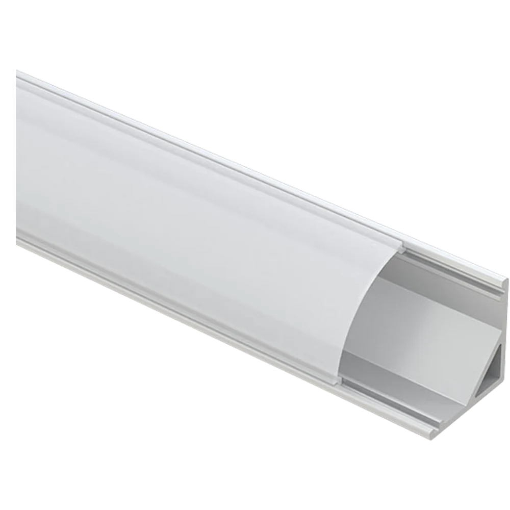 Abba Lighting LED Strip Light Cover End Caps Corner 0.63"W Aluminum Channel