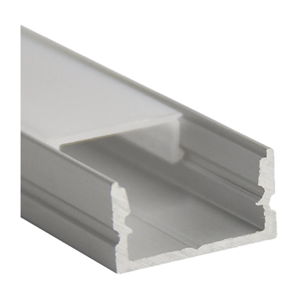 Abba Lighting Led Strip Light Cover End Caps 0.59W Silver Rectangular Aluminum Channel