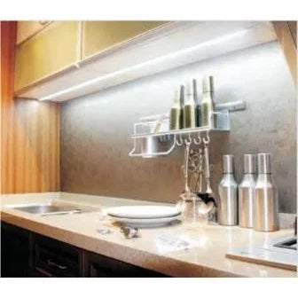 Abba Lighting Led Strip Light Cover End Caps 0.59W Silver Rectangular Aluminum Channel