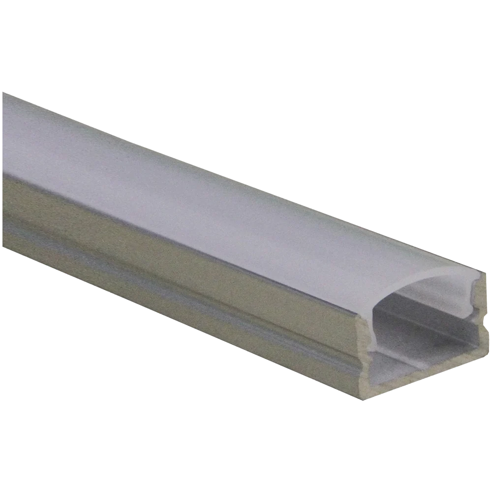 Abba Lighting Led Strip Light Cover End Caps 0.59W Silver Rectangular Aluminum Channel