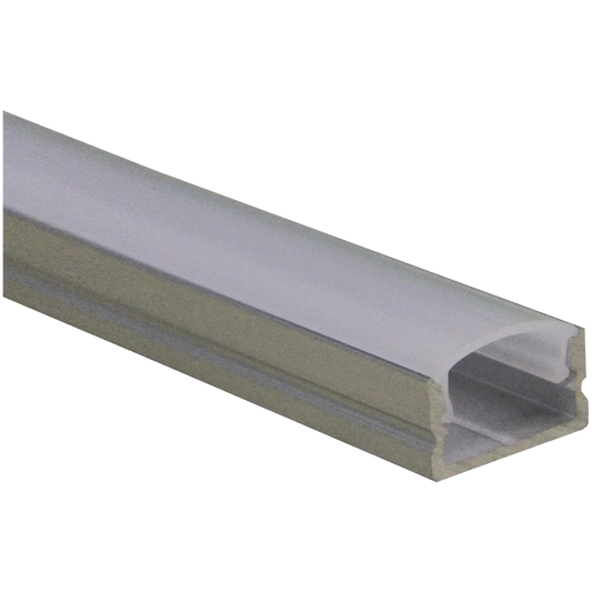 Abba Lighting Led Strip Light Cover End Caps 0.59W Silver Rectangular Aluminum Channel