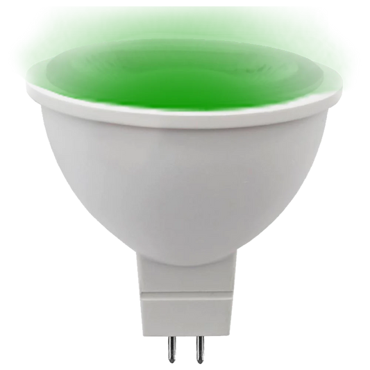 Abba Lighting MR16 5W AC/DC 12V COB LED Green Color Bulb