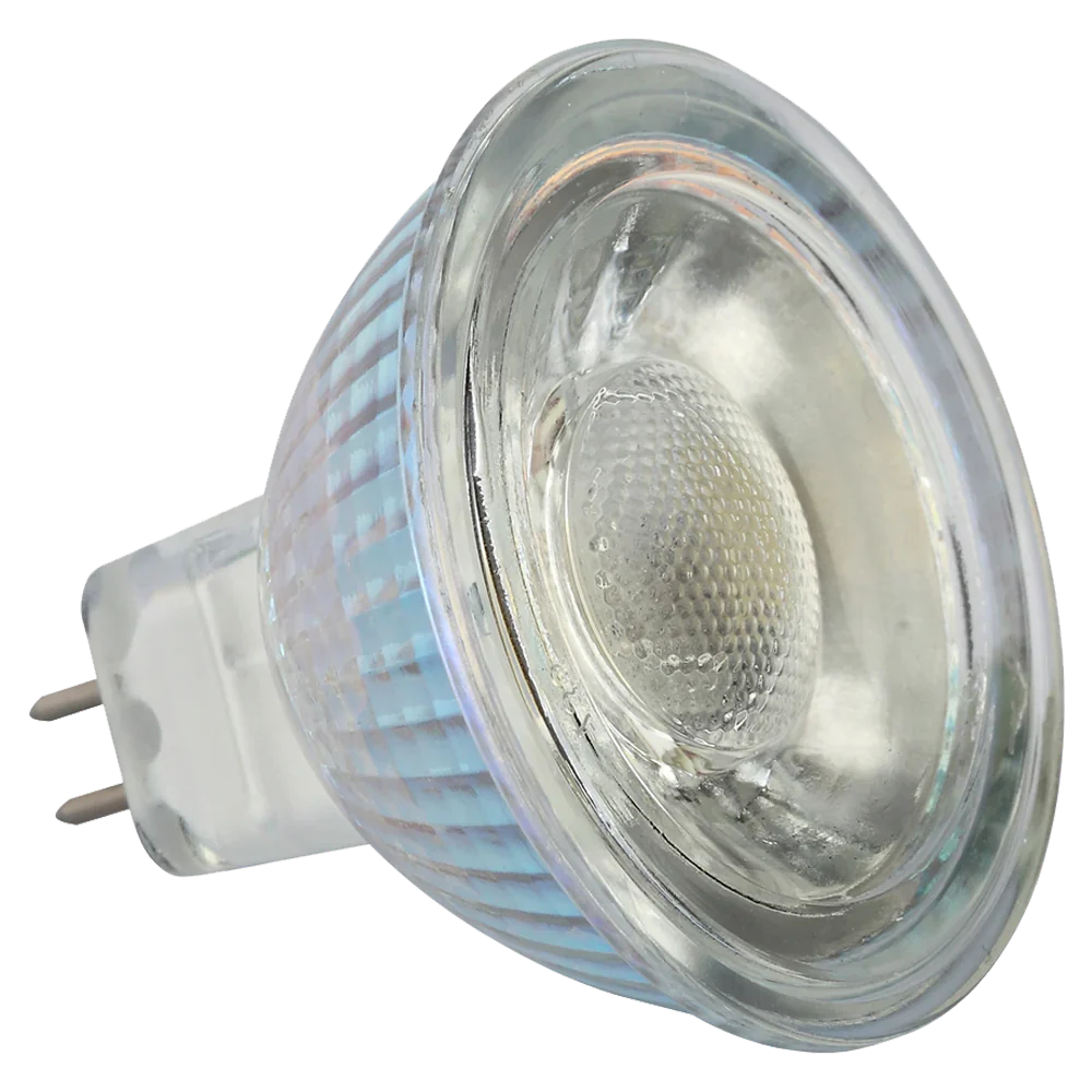 Abba Lighting MR16 5W LED AC/DC 12V COB 3000K Glass LED Bulb