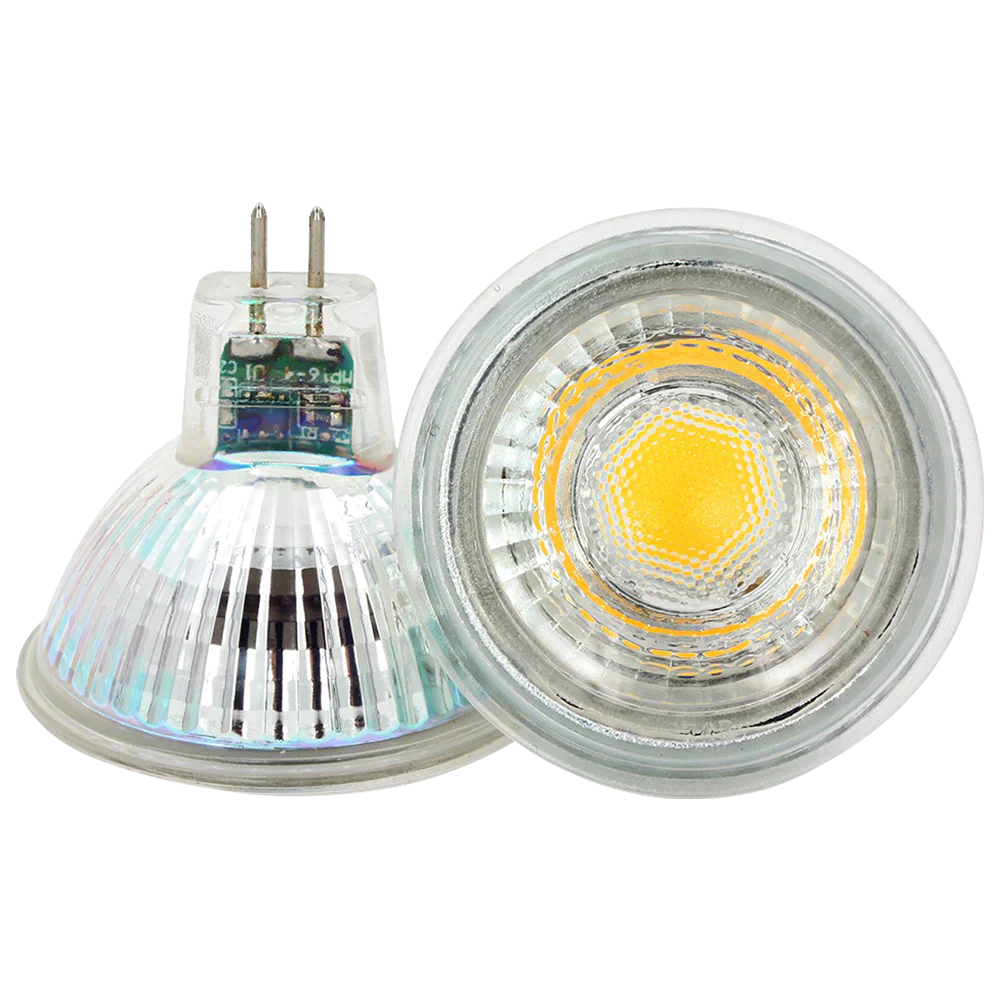 Abba Lighting MR16 5W LED AC/DC 12V COB 3000K Glass LED Bulb