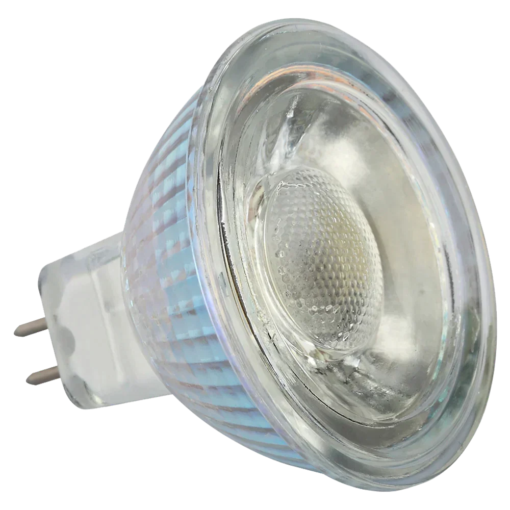 Abba Lighting MR16 5W LED AC/DC 12V COB 5000K Glass LED Bulb