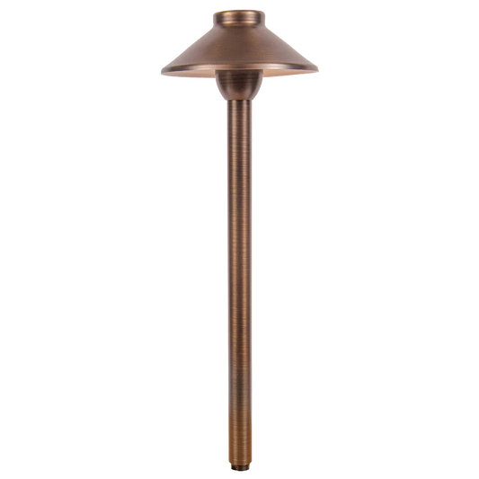 Abba Lighting PLB02 12V G4 Natural Brass Path Light