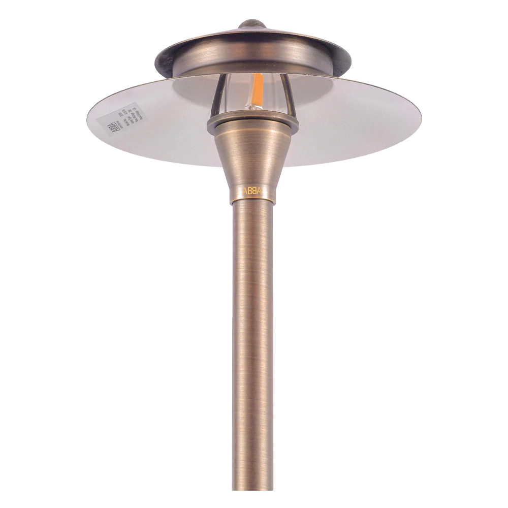 Abba Lighting PLB04 G4 12V LED Brass Path Light