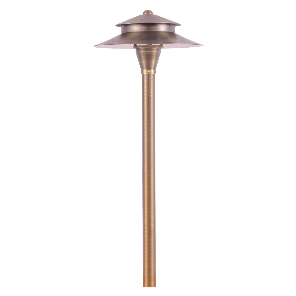 Abba Lighting PLB04 G4 12V LED Brass Path Light