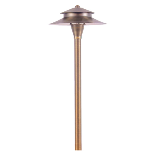 Abba Lighting PLB04 G4 12V LED Brass Path Light