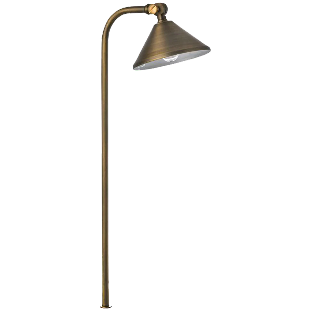 Abba Lighting PLB05 G4 12V LED Brass Path Light