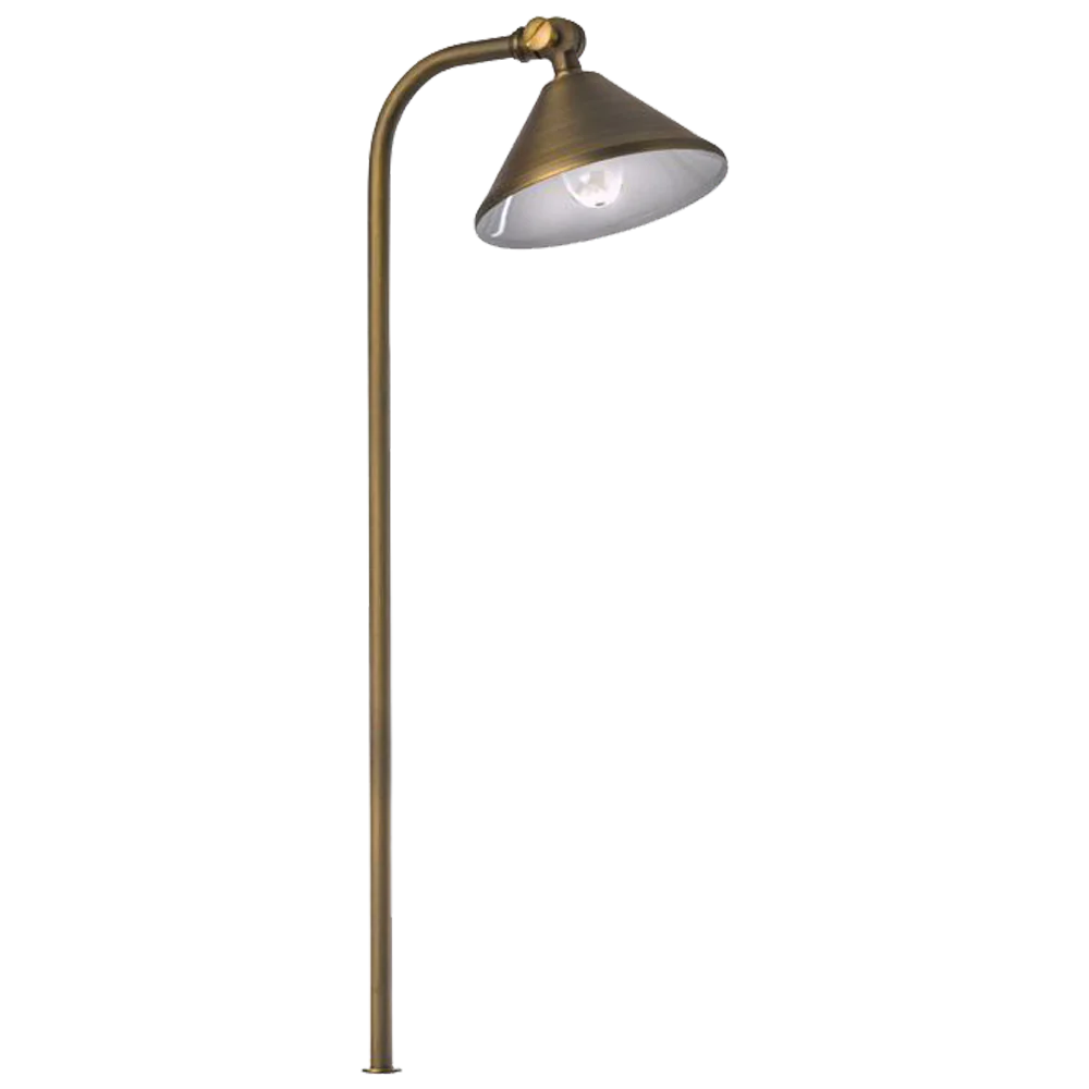 Abba Lighting PLB05 G4 12V LED Brass Path Light