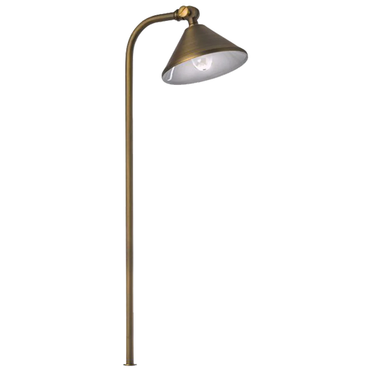 Abba Lighting PLB05 G4 12V LED Brass Path Light