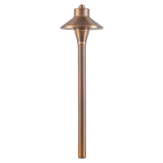 Abba Lighting PLB06 G4 12V LED Brass Path Light