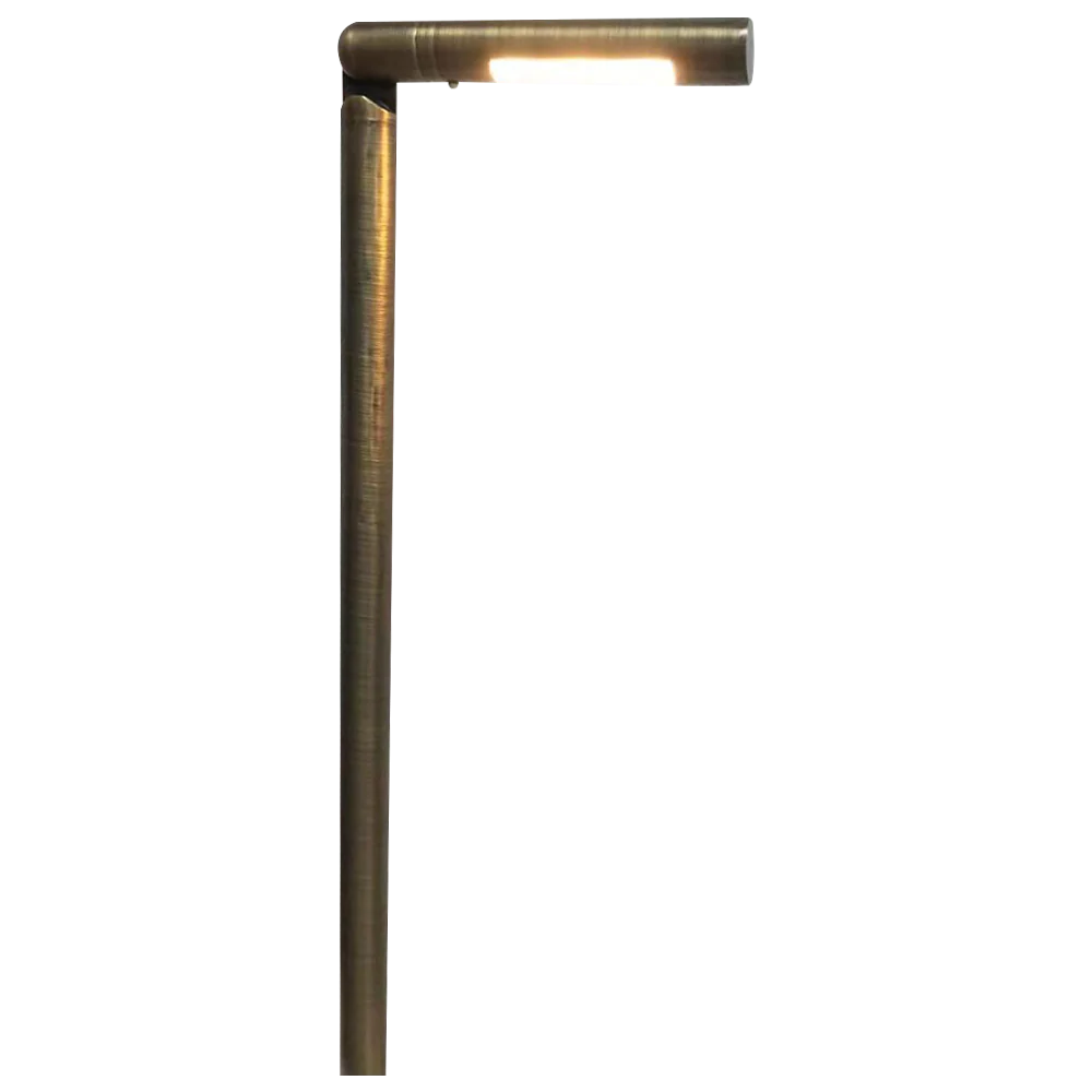 Abba Lighting PLB16 Built-In Intergraded 3W LED AC/DC 12V G4 LED Brass Path Light