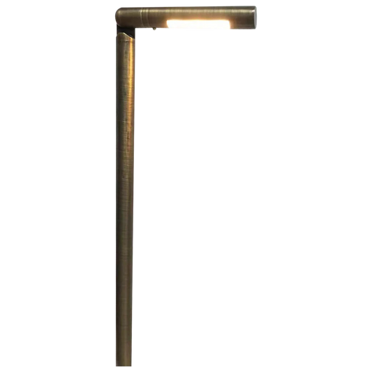 Abba Lighting PLB16 Built-In Intergraded 3W LED AC/DC 12V G4 LED Brass Path Light