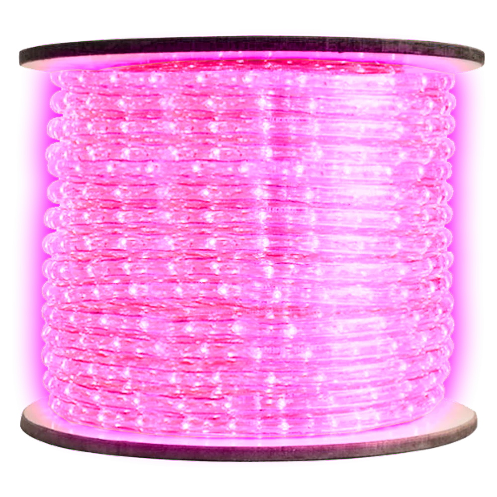 Abba Lighting RL100 12V LED Pink Rope Lights
