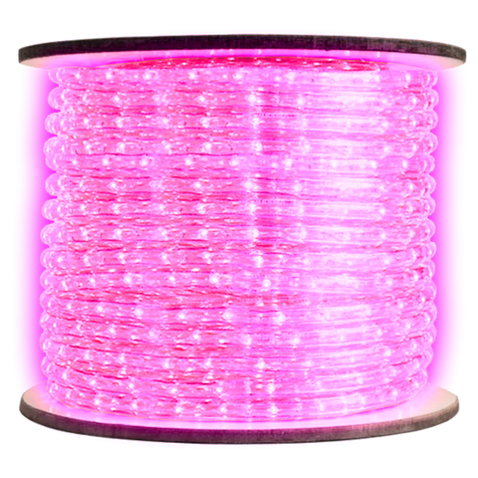 Abba Lighting RL100 12V LED Pink Rope Lights