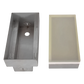 Abba Lighting Rectangle Shaped 2.6W LED 12V DC COB White with Frosted Tempered Glass 3000K Brick Light