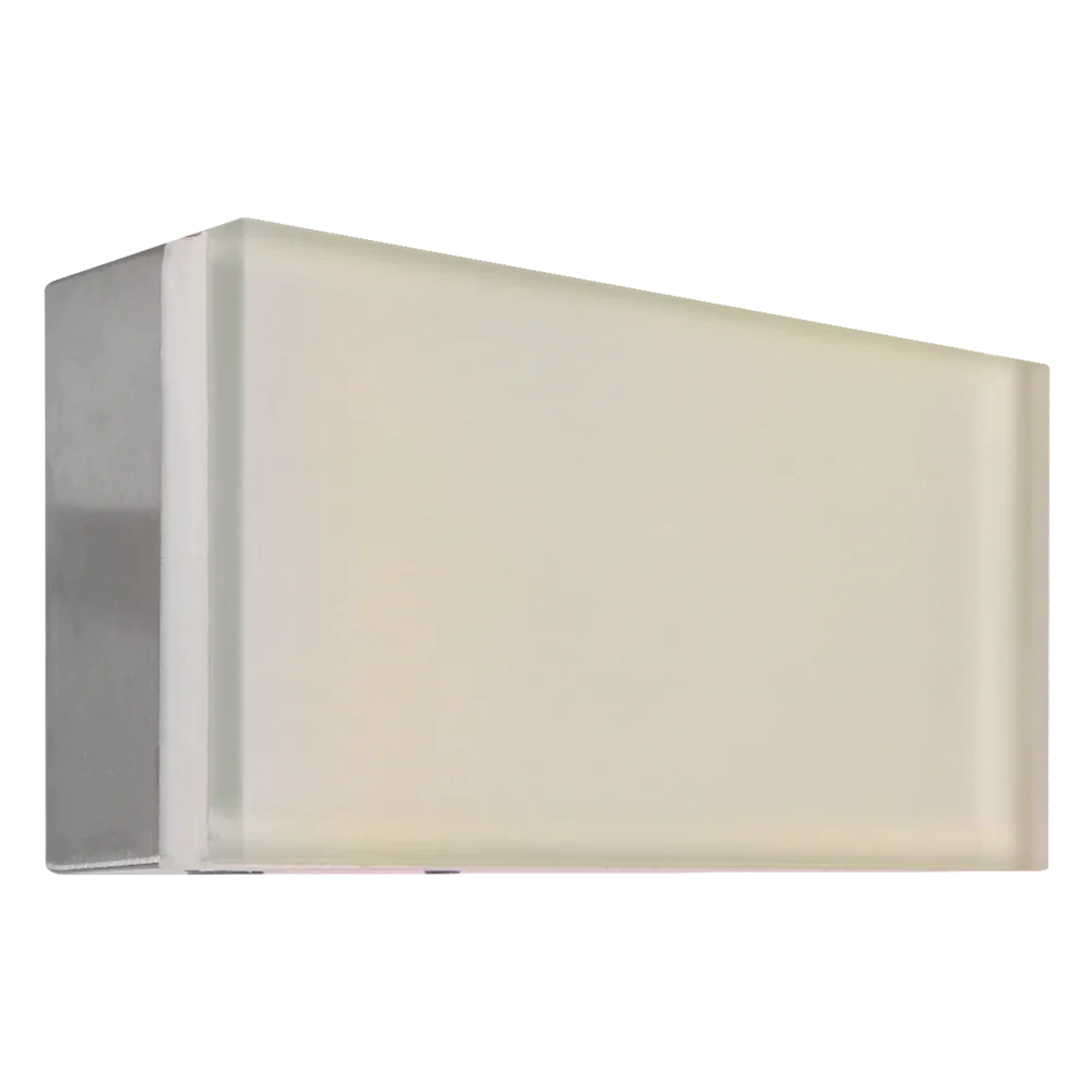 Abba Lighting Rectangle Shaped 2.6W LED 12V DC COB White with Frosted Tempered Glass 3000K Brick Light
