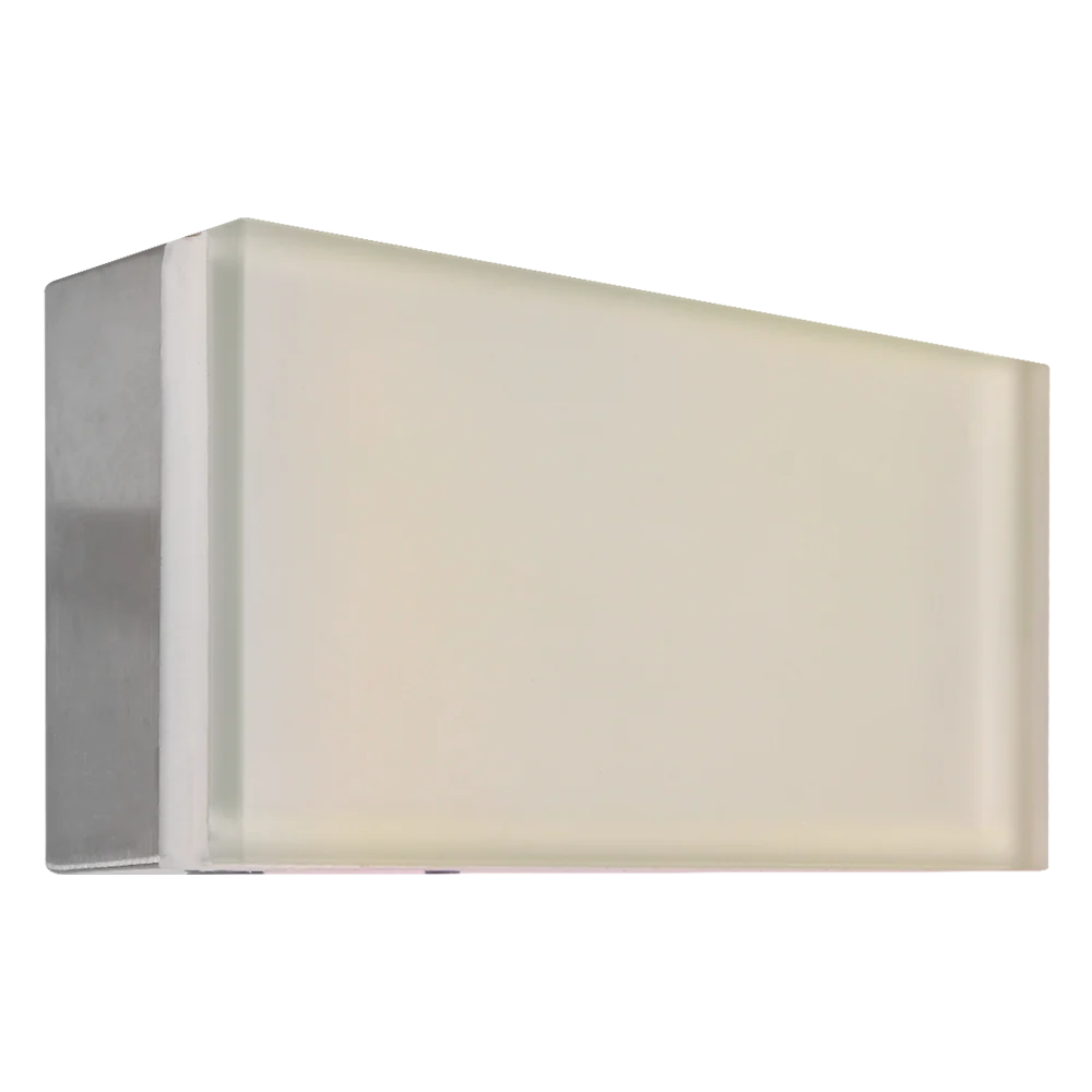 Abba Lighting Rectangle Shaped 2.6W LED 12V DC COB White with Frosted Tempered Glass RGB Brick Light