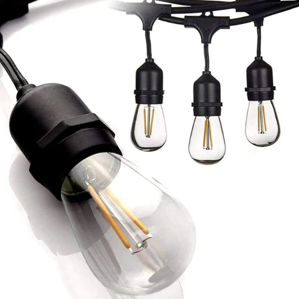 Abba Lighting SL101 Low Voltage Bistro 3000K String Light